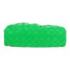Bottega Veneta  Pouch shoulder bag  in green intrecciato leather - Detail D1 thumbnail