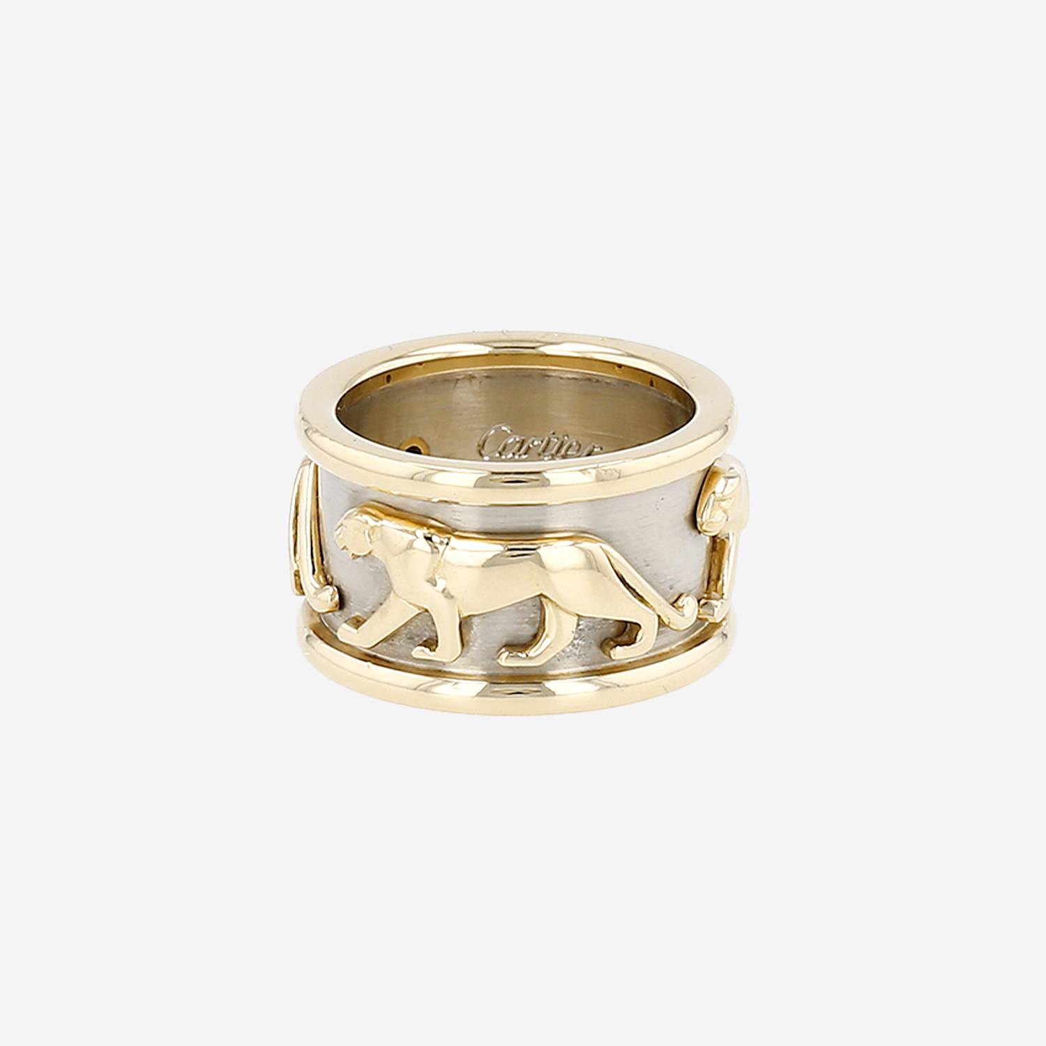 Cartier  ring in yellow gold and white gold