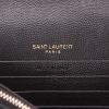Saint Laurent  Cassandre shoulder bag  in black grained leather - Detail D2 thumbnail