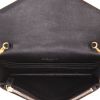 Saint Laurent  Cassandre shoulder bag  in black grained leather - Detail D3 thumbnail