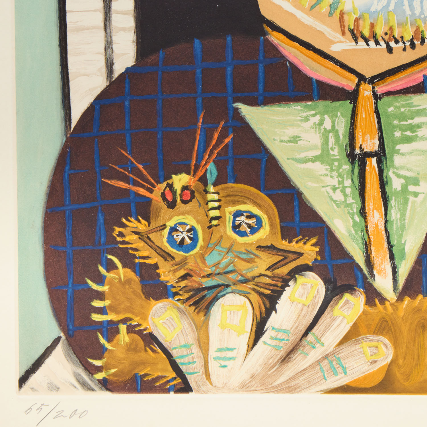 Pablo Picasso (1881-1973), Vollard et son chat - 1960 - Detail D4