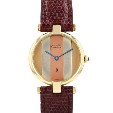 Orologio Cartier Must Vendôme in vermeil Circa 1990
