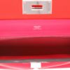 Hermès  24/24 mini  shoulder bag  in pink Evercolor leather  and red Swift leather - Detail D3 thumbnail
