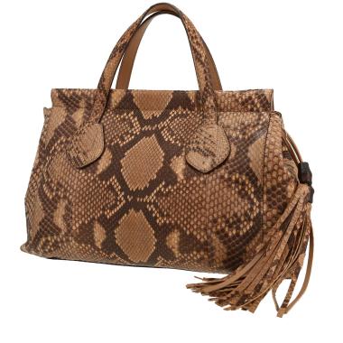 Borsa Gucci   in pitone beige