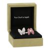 Bague Van Cleef 
Arpels Deux Papillons Entre Les Doigts en or blanc, or rose, diamants et saphirs roses - Detail D2 thumbnail