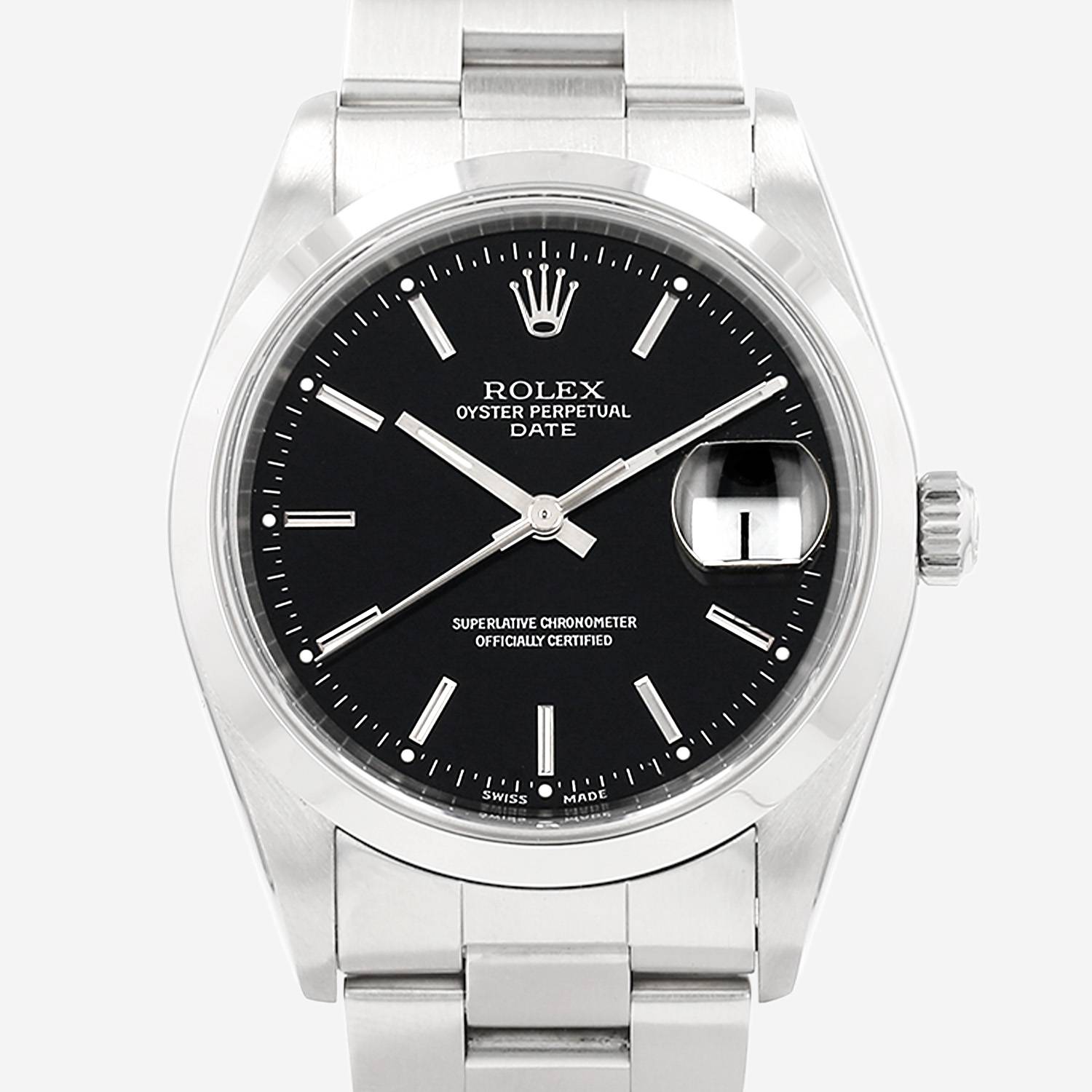 Rolex Oyster Perpetual Date  in stainless steel Ref: Rolex - 15200  Circa 2001