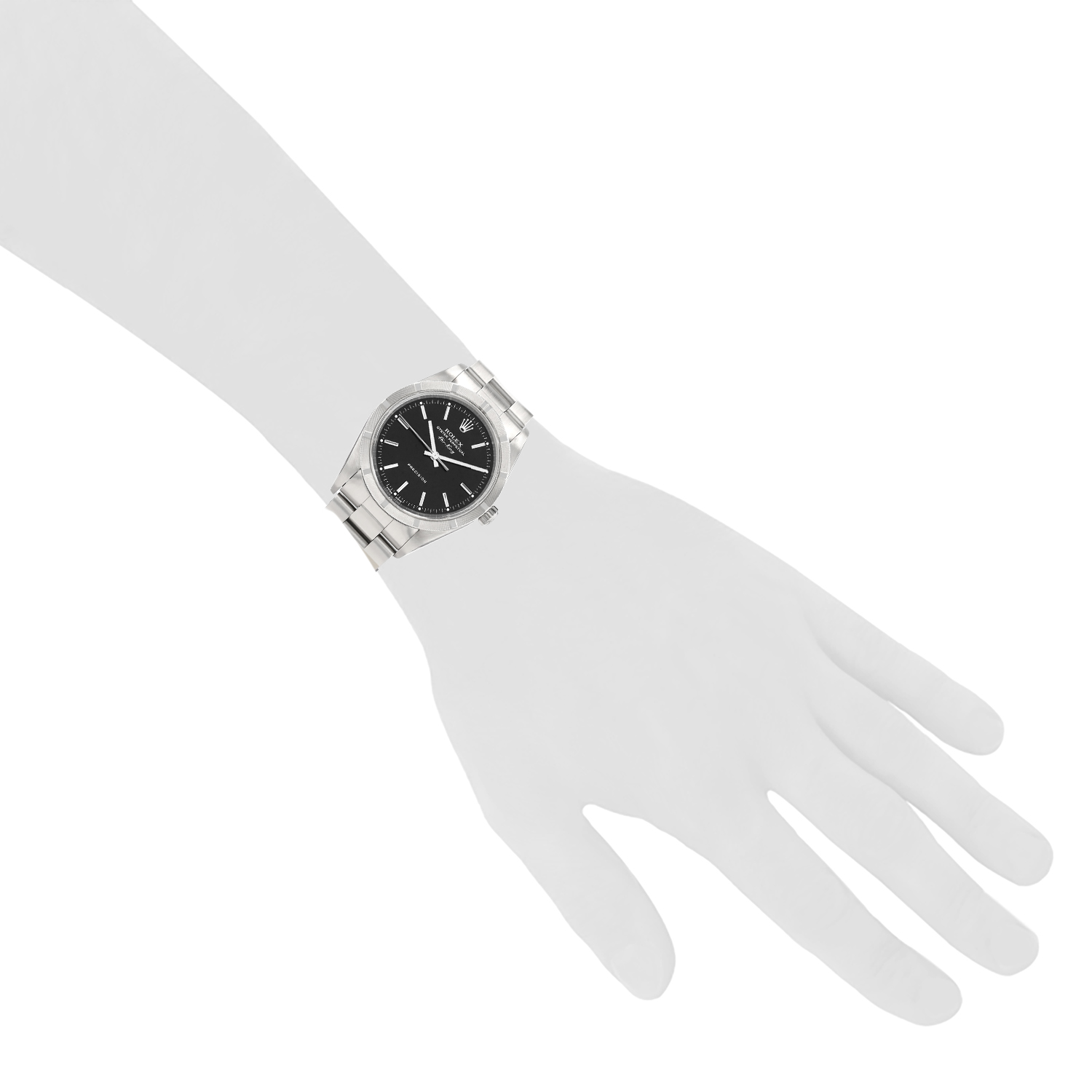 Montre Rolex Air King en acier Ref: Rolex - 14010  Vers 1997 - Detail D1