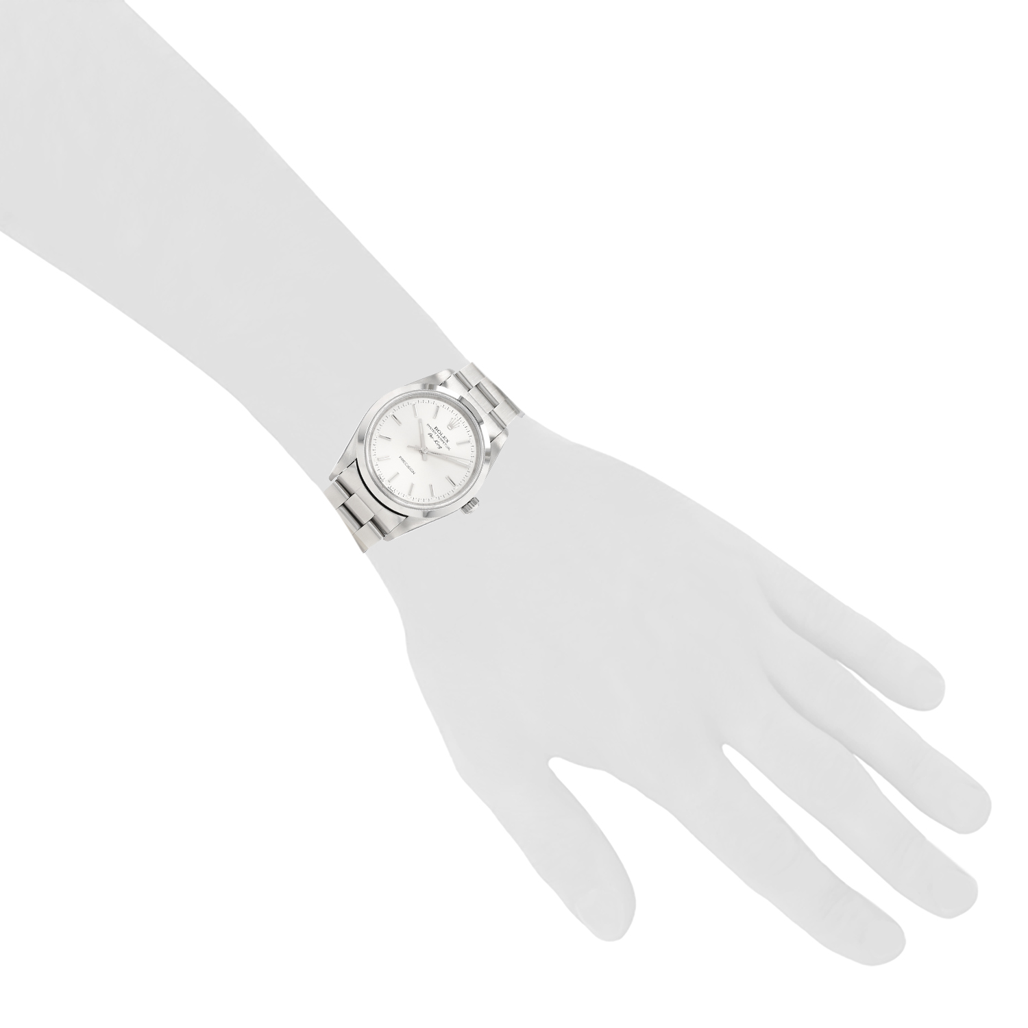 Rolex Air King  in stainless steel Ref: Rolex - 14000  Circa 1997 - Detail D1