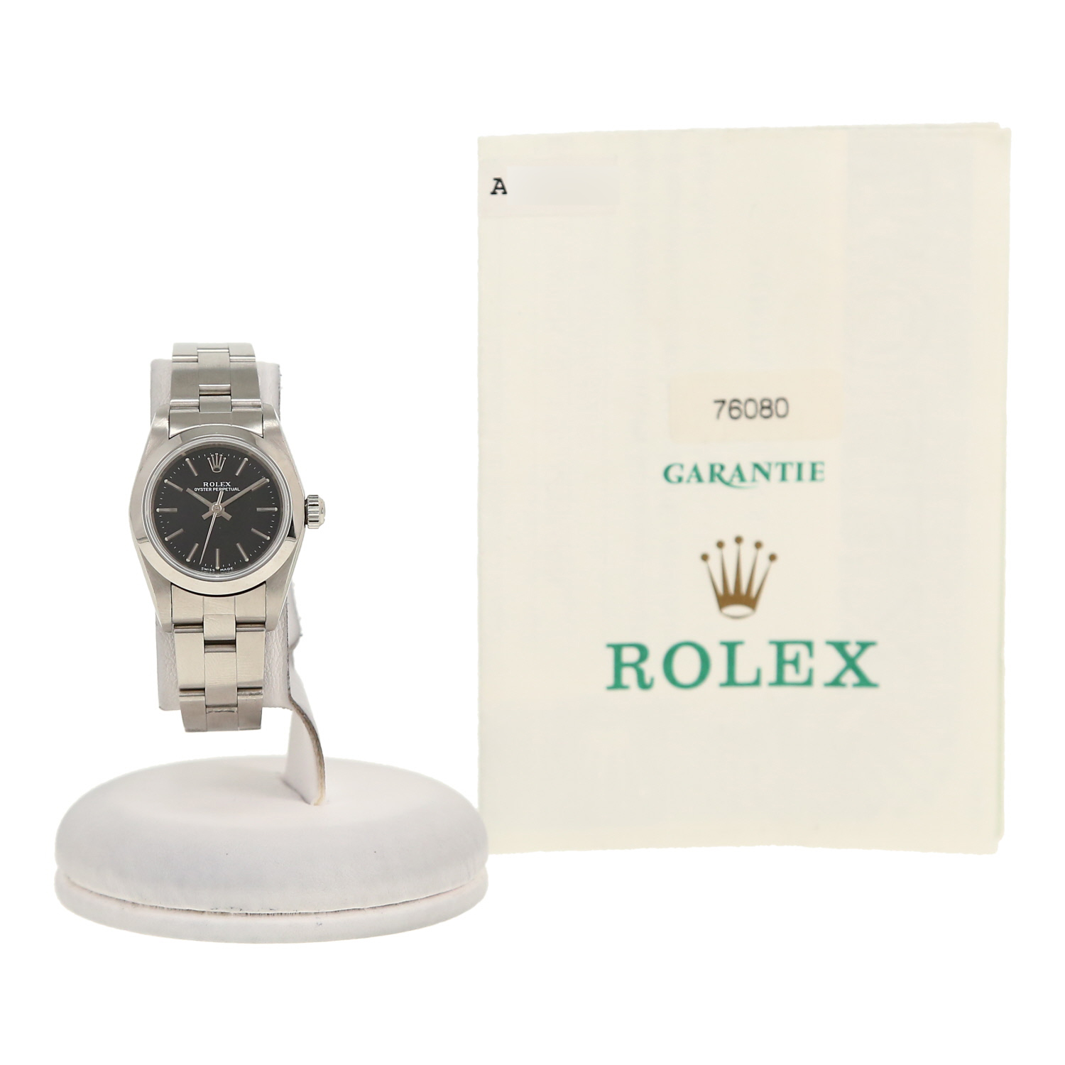 Orologio Rolex Lady Oyster Perpetual in acciaio Ref: Rolex - 76080  Circa 1998 - Detail D2