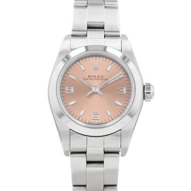 Montre Rolex Lady Oyster Perpetual en acier Ref: Rolex - 76080  Vers 2001