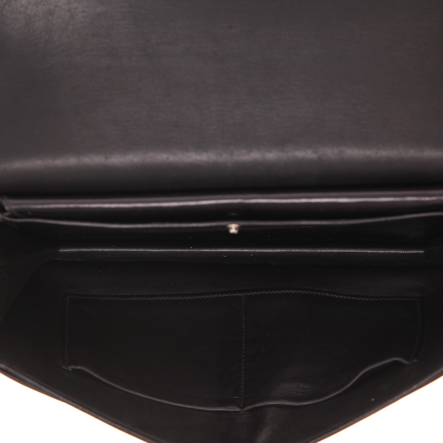 Borsa Hermès   in pelle box nera - Detail D3