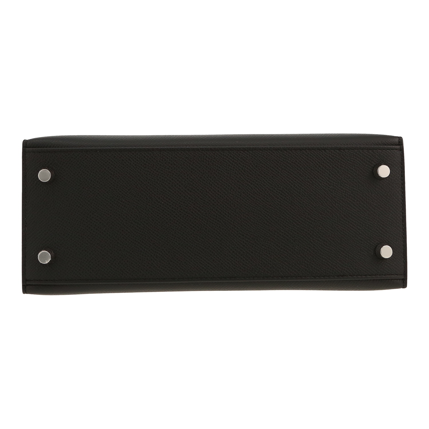 Hermès  Kelly 25 cm handbag  in black epsom leather - Detail D1