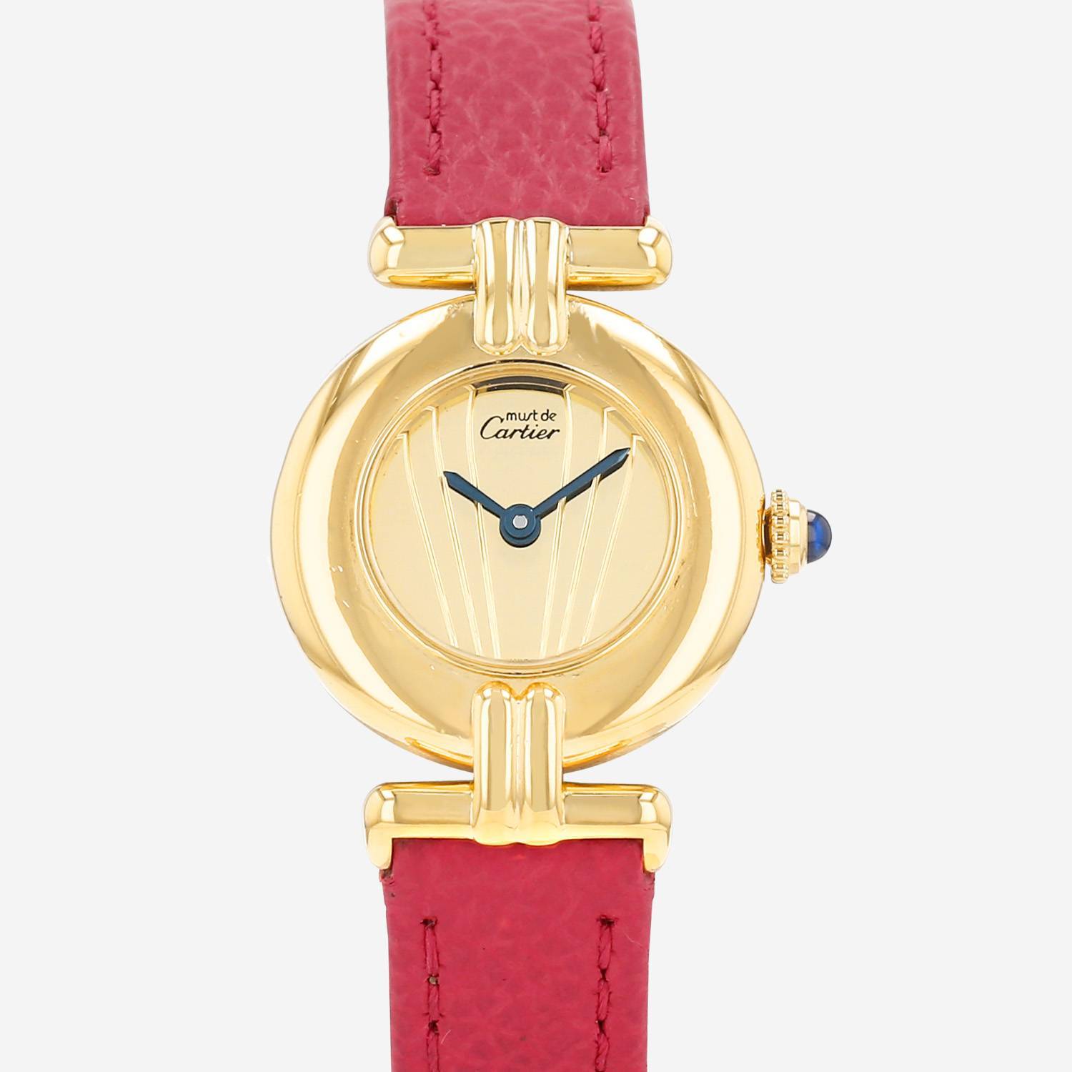 Reloj Cartier Must Colisée de plata dorada Ref: Cartier - 590002  Circa 1990