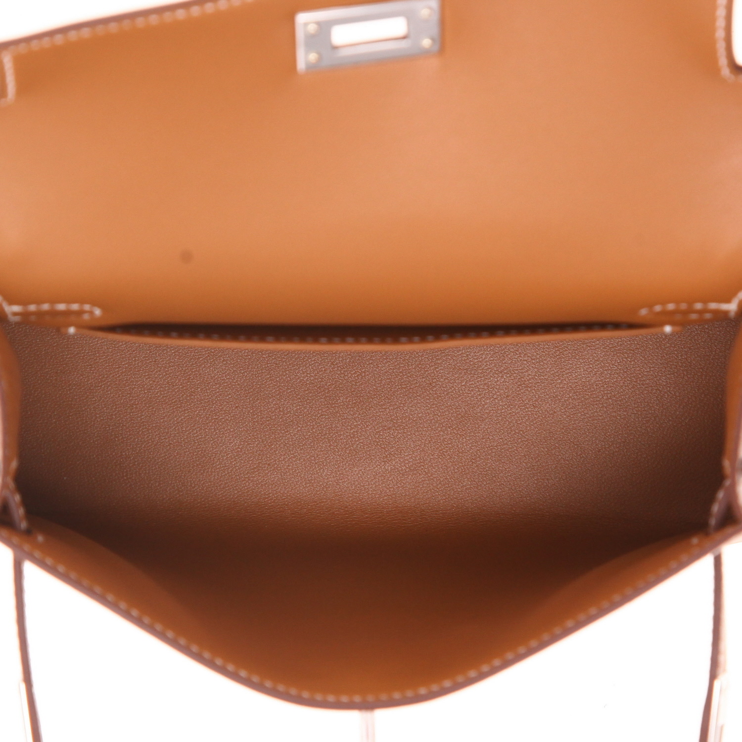Borsa a tracolla Hermès  Kelly 20 cm in pelle Epsom gold - Detail D3