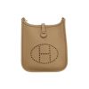 Hermès  Mini Evelyne shoulder bag  in Beige Marfa leather taurillon clémence - 360 thumbnail