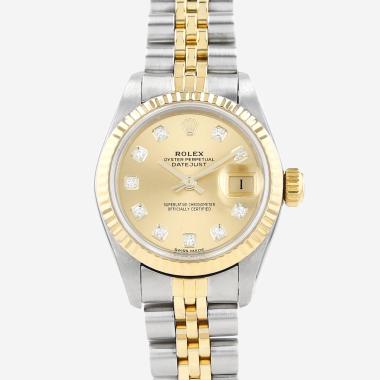 Montre Rolex Datejust Lady en or et acier Ref: Rolex - 69173  Vers 1986