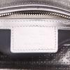 Bolso de mano Dior  Lady Dior en charol plateado - Detail D2 thumbnail