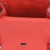 Hermès  Kelly Twilly bag charm bag accessory  in red Tadelakt leather  and multicolor silk - Detail D4 thumbnail