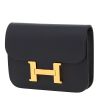 Pochette Hermès  Constance Slim en cuir Evercolor bleu - 00pp thumbnail