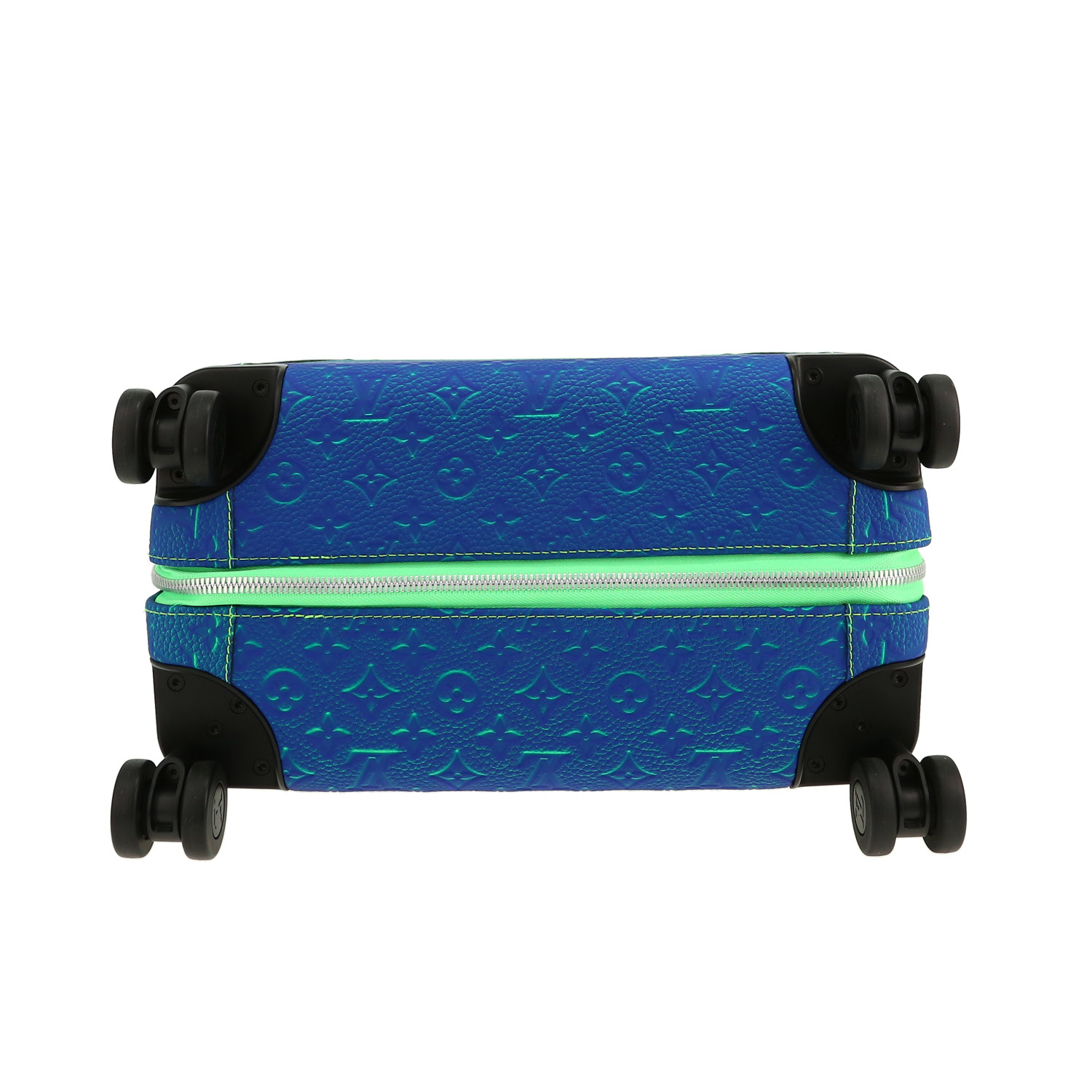 Maleta Louis Vuitton  Horizon 50 en cuero monogram huella verde y azul - Detail D1