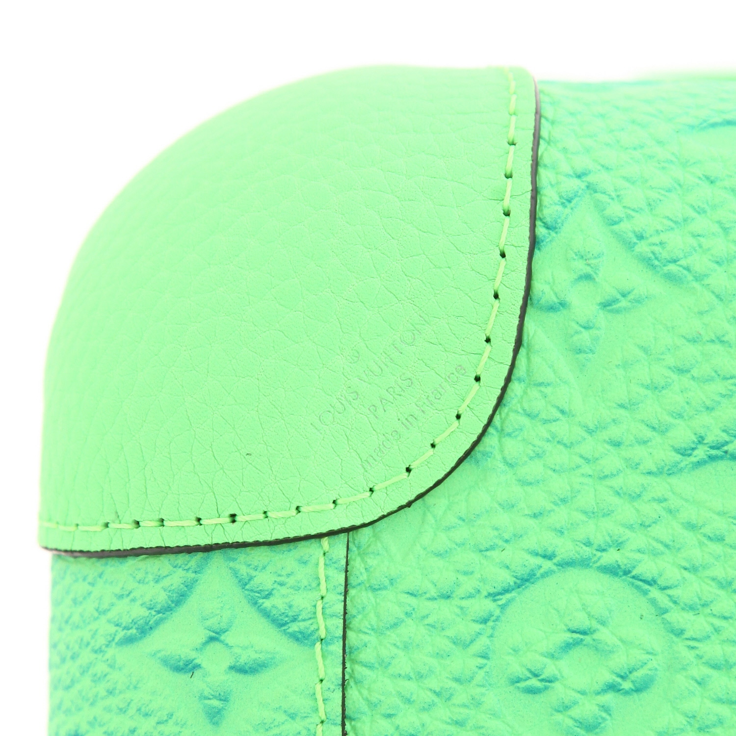 Valigia Louis Vuitton  Horizon 50 in pelle monogram con stampa verde e blu - Detail D2