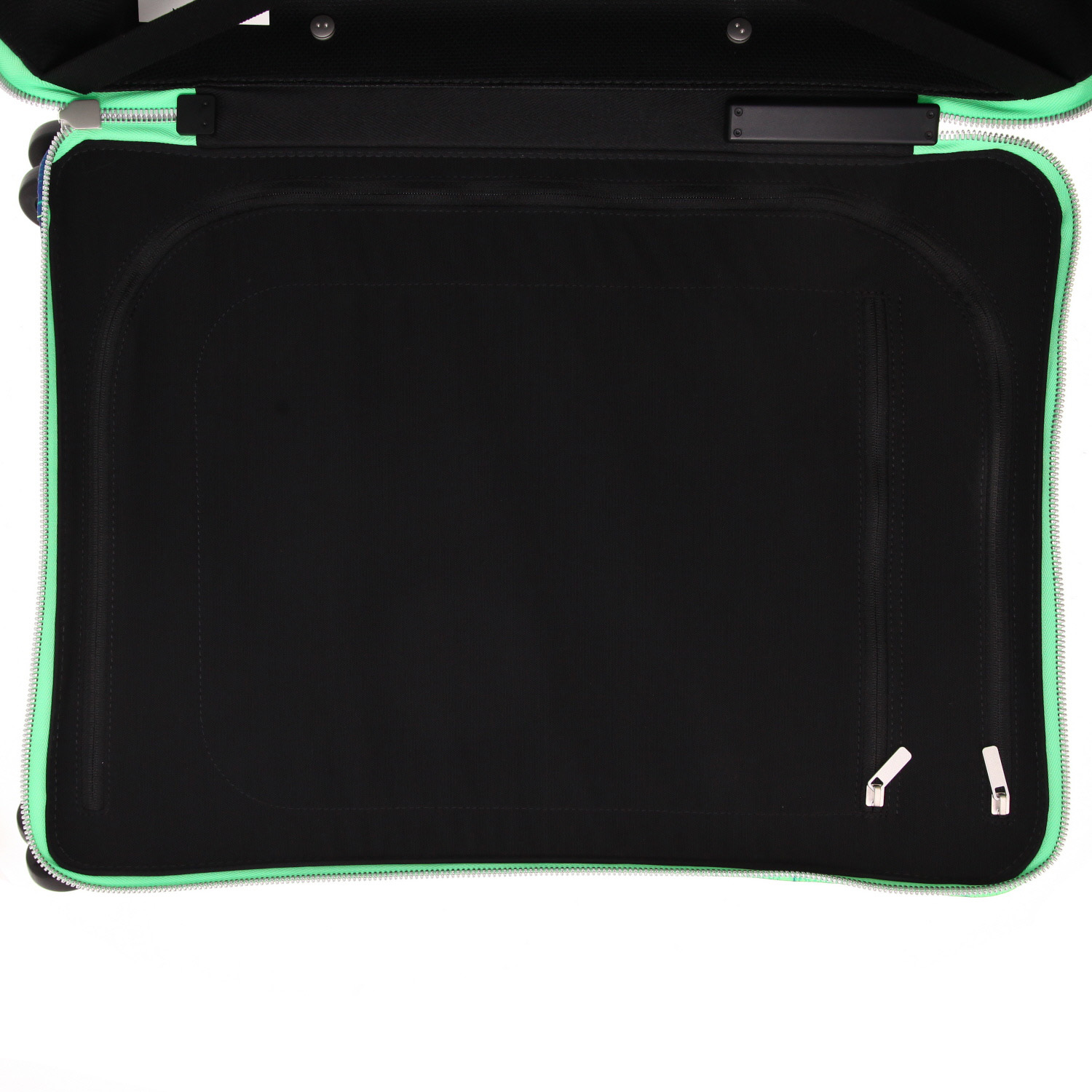 Maleta Louis Vuitton  Horizon 50 en cuero monogram huella verde y azul - Detail D4