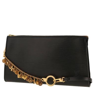 Pochette Louis Vuitton  Pochette accessoires en cuir épi noir