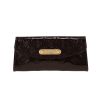Bolso/bolsito Louis Vuitton  Sunset Boulevard en charol Monogram color burdeos - Detail D4 thumbnail