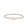 Fred Chance Infinie medium model bracelet in pink gold and diamonds - 360 thumbnail