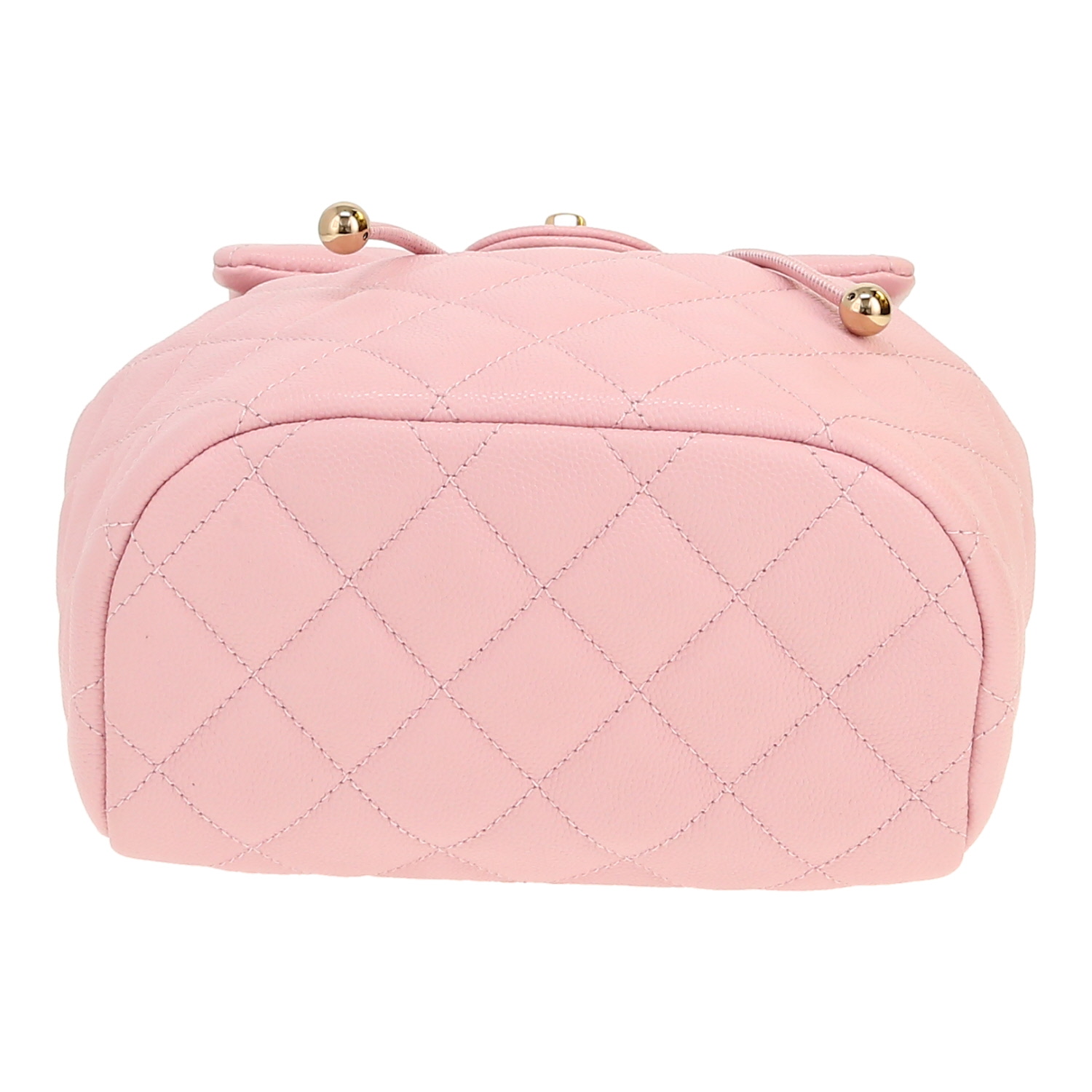 Sac à dos Chanel  Sac à dos en cuir grainé rose - Detail D1