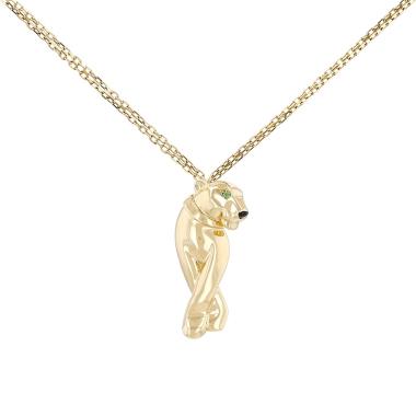 Collar Cartier Panthère de oro amarillo, tsavoritas y ónix
