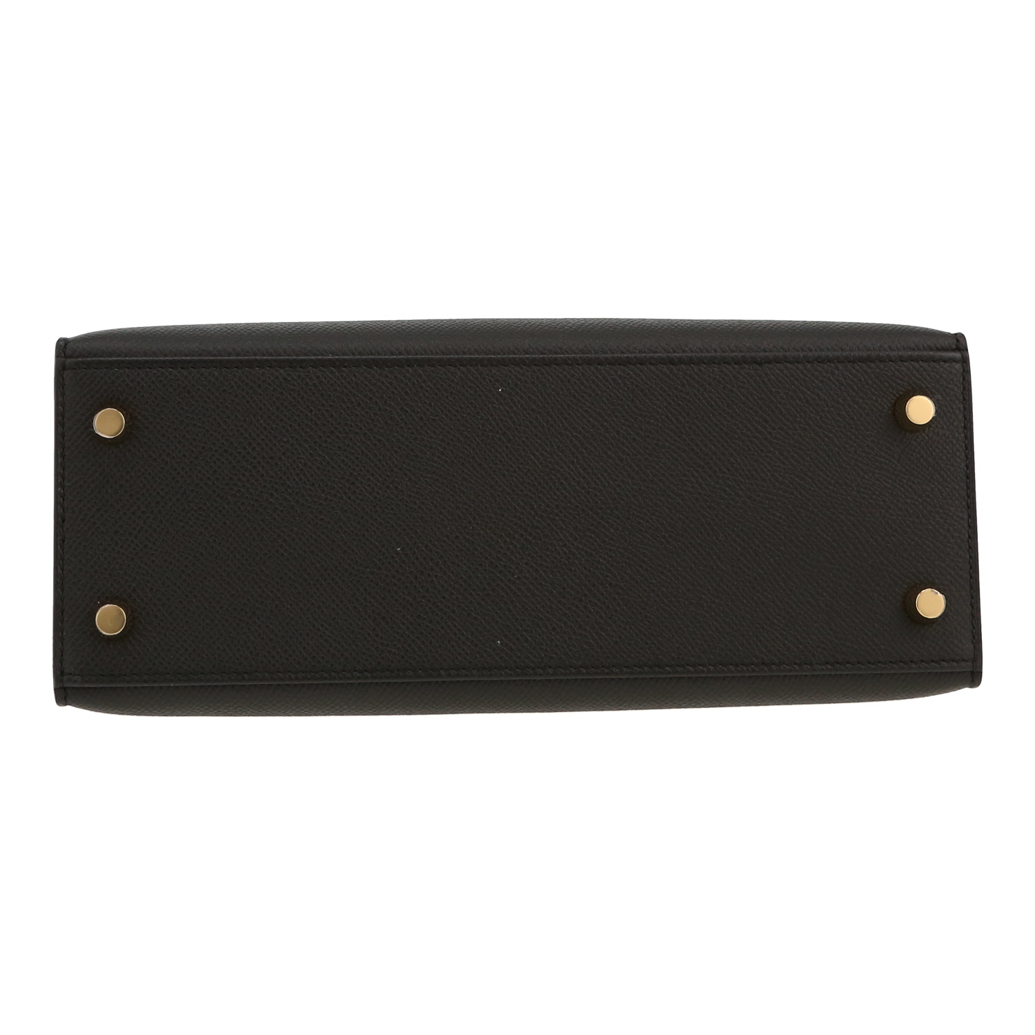 Hermès  Kelly 25 cm handbag  in black epsom leather - Detail D1