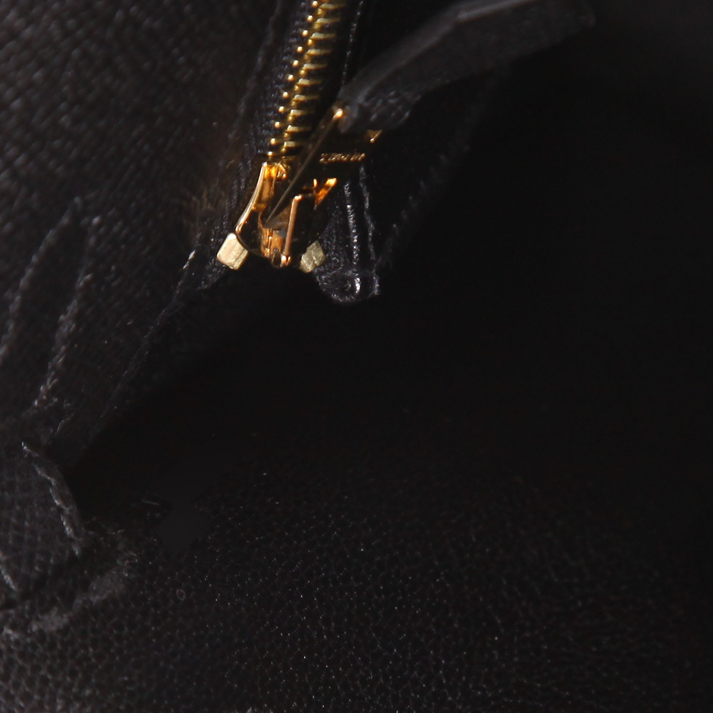 Sac à main Hermès  Kelly 25 cm en cuir epsom noir - Detail D4