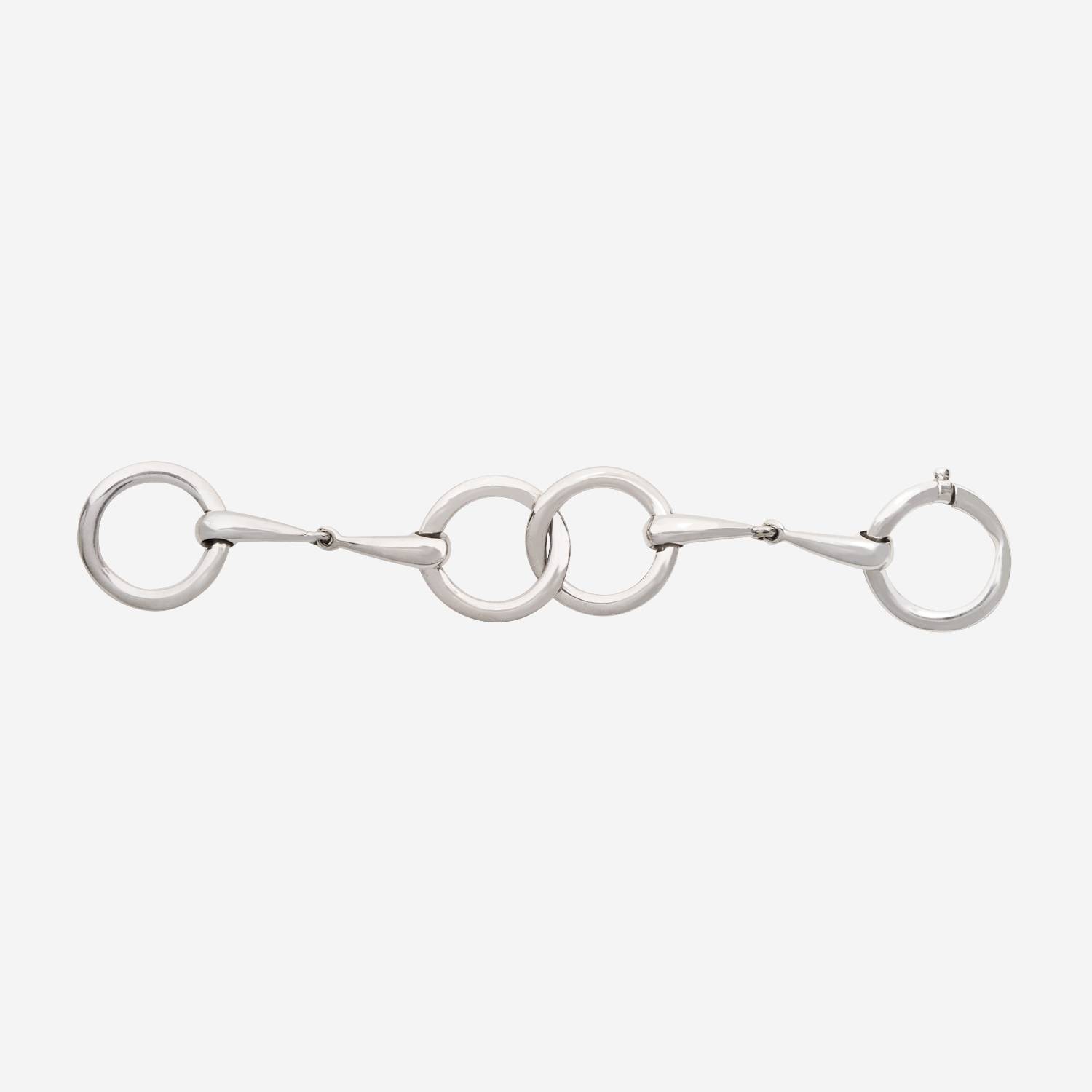 Hermès Mors bracelet in silver