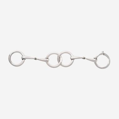 Hermès Mors bracelet in silver