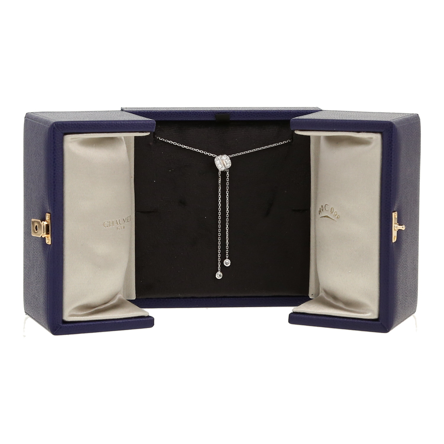 Chaumet Liens Séduction necklace in white gold and diamonds - Detail D2