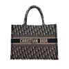 Sac cabas Dior  Book Tote en toile monogram Oblique bleue et beige - 360 thumbnail