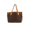 Louis Vuitton  Neverfull small model  shopping bag  in brown monogram canvas  and natural leather - 360 thumbnail