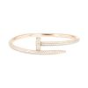 Bracelet Cartier Juste un clou en or rose et diamants, taille 15 - 00pp thumbnail