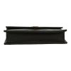 Borsa a tracolla Saint Laurent  Cassandre Envelope Chain Wallet in pelle martellata e trapuntata nera - Detail D1 thumbnail