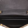 Sac bandoulière Saint Laurent  Cassandre Envelope Chain Wallet en cuir grainé matelassé noir - Detail D3 thumbnail