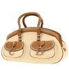 Dior  Détective handbag  in beige canvas  and brown leather - 00pp thumbnail