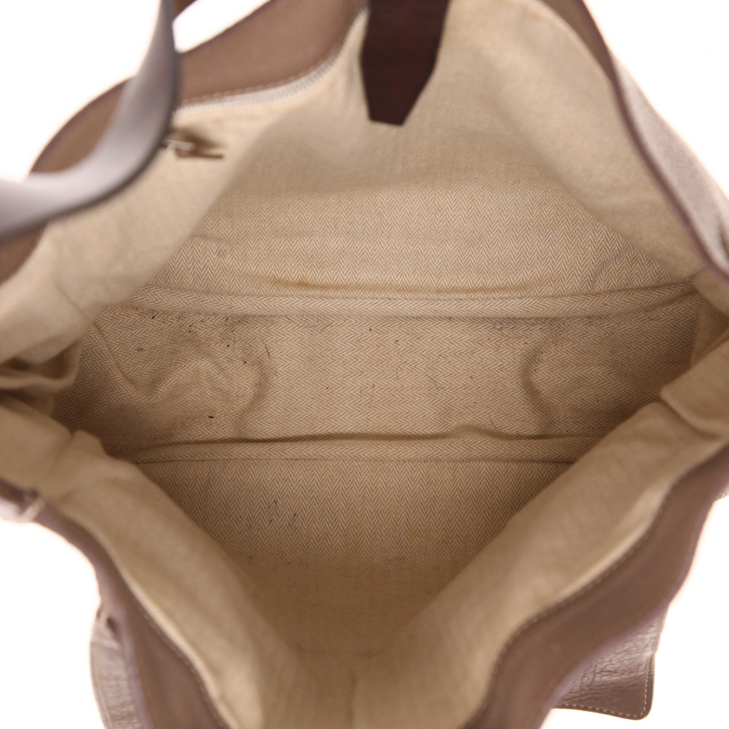 Sac porté épaule Hermès  Marwari en cuir togo étoupe - Detail D3