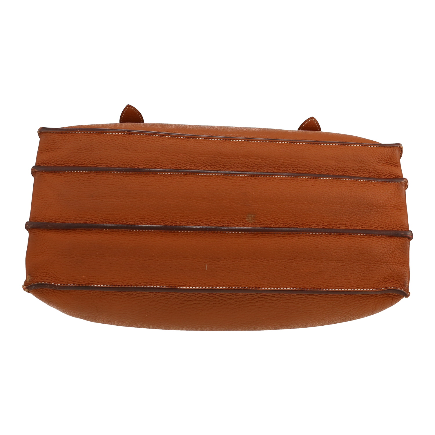 Borsa portadocumenti Hermès  Sac à dépêches in pelle togo gold - Detail D1