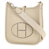 Borsa a tracolla Hermès  Mini Evelyne in pelle taurillon clemence Gris-Béton - 00pp thumbnail