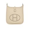 Borsa a tracolla Hermès  Mini Evelyne in pelle taurillon clemence Gris-Béton - 360 thumbnail