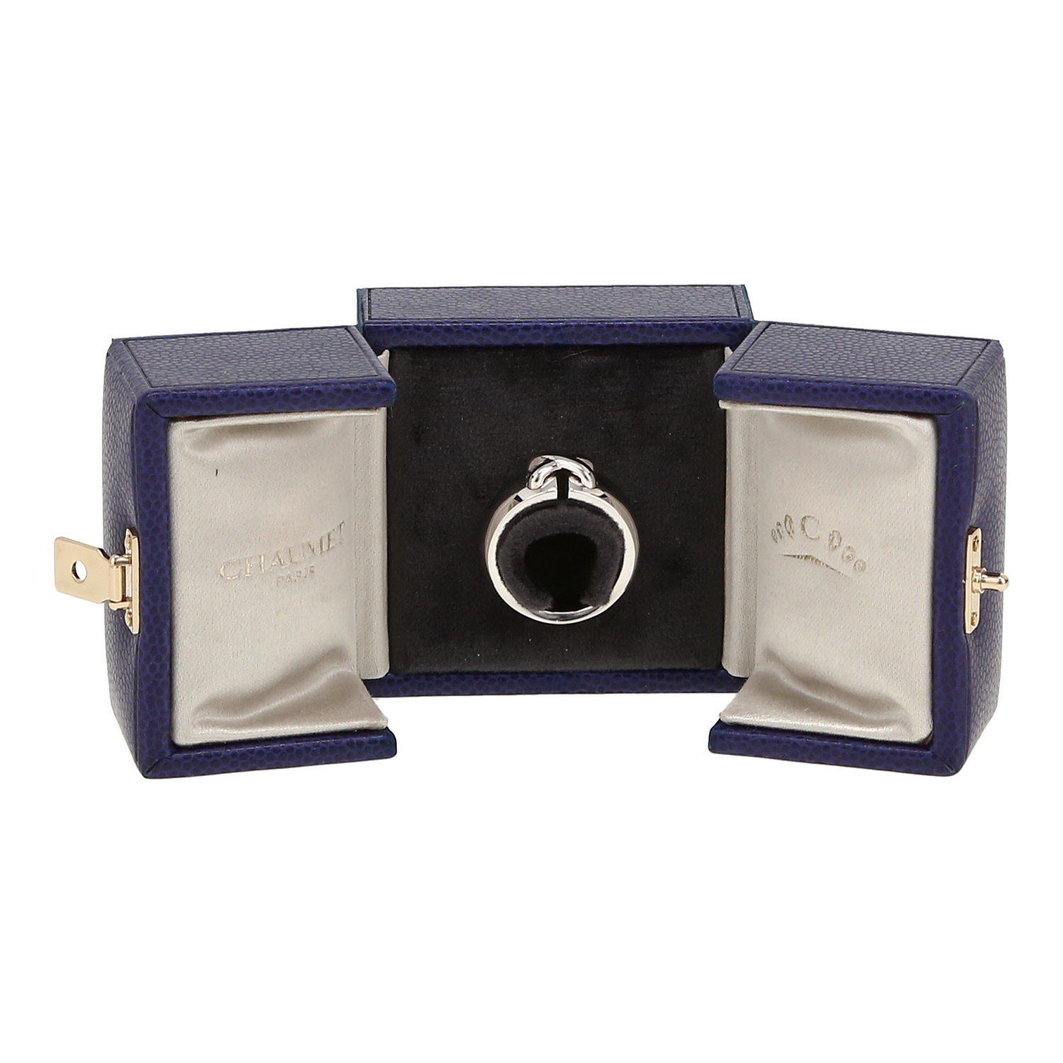 Sortija Chaumet Lien modelo mediano de oro blanco - Detail D2