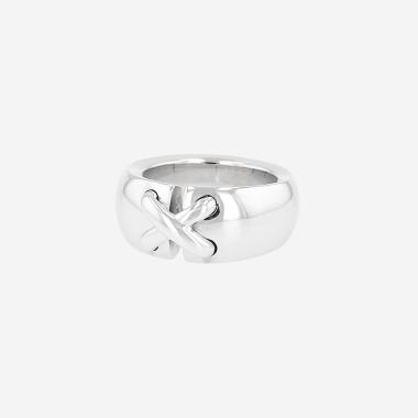 Bague Chaumet Lien moyen modèle en or blanc