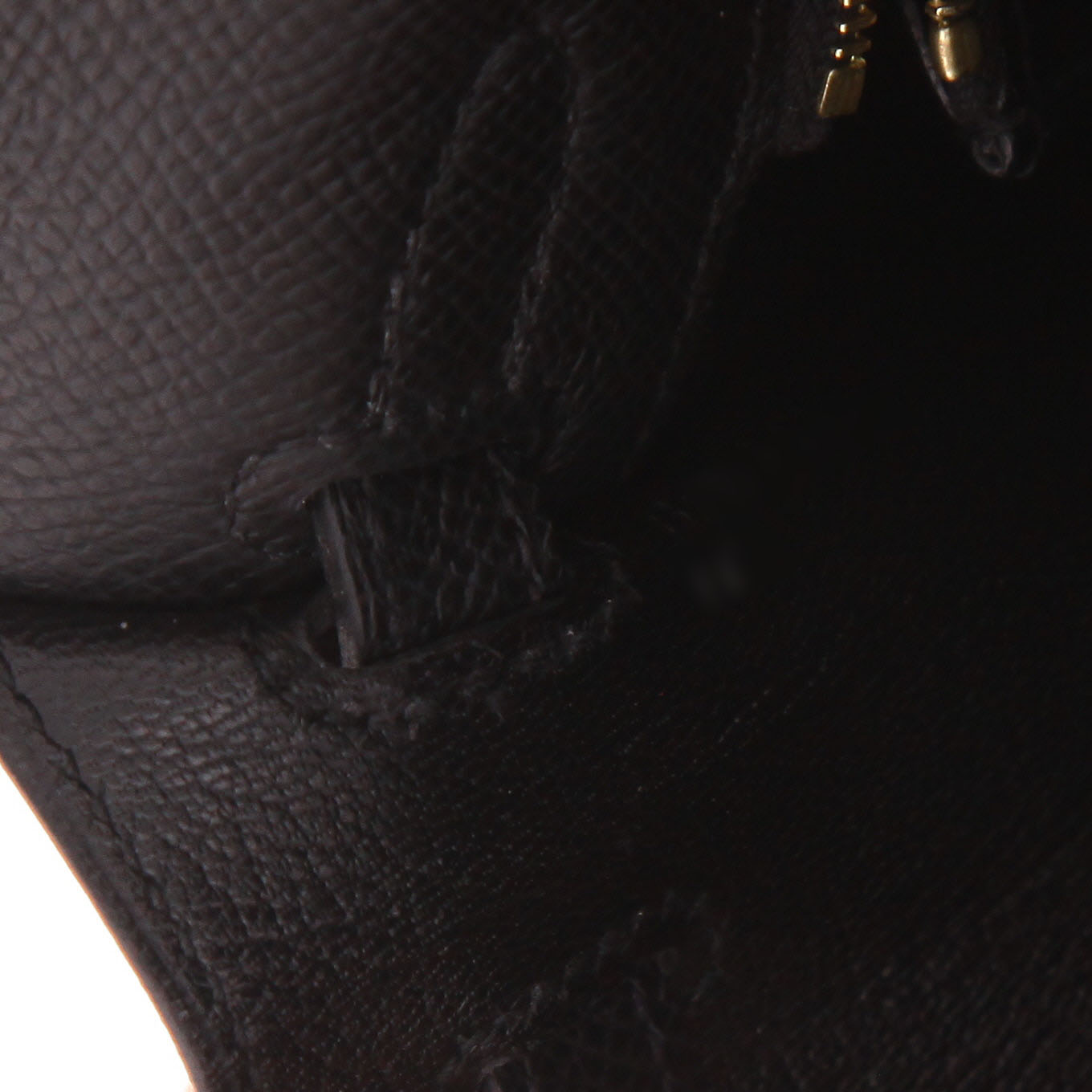 Borsa Hermès  Kelly 25 cm in pelle Epsom nera - Detail D4