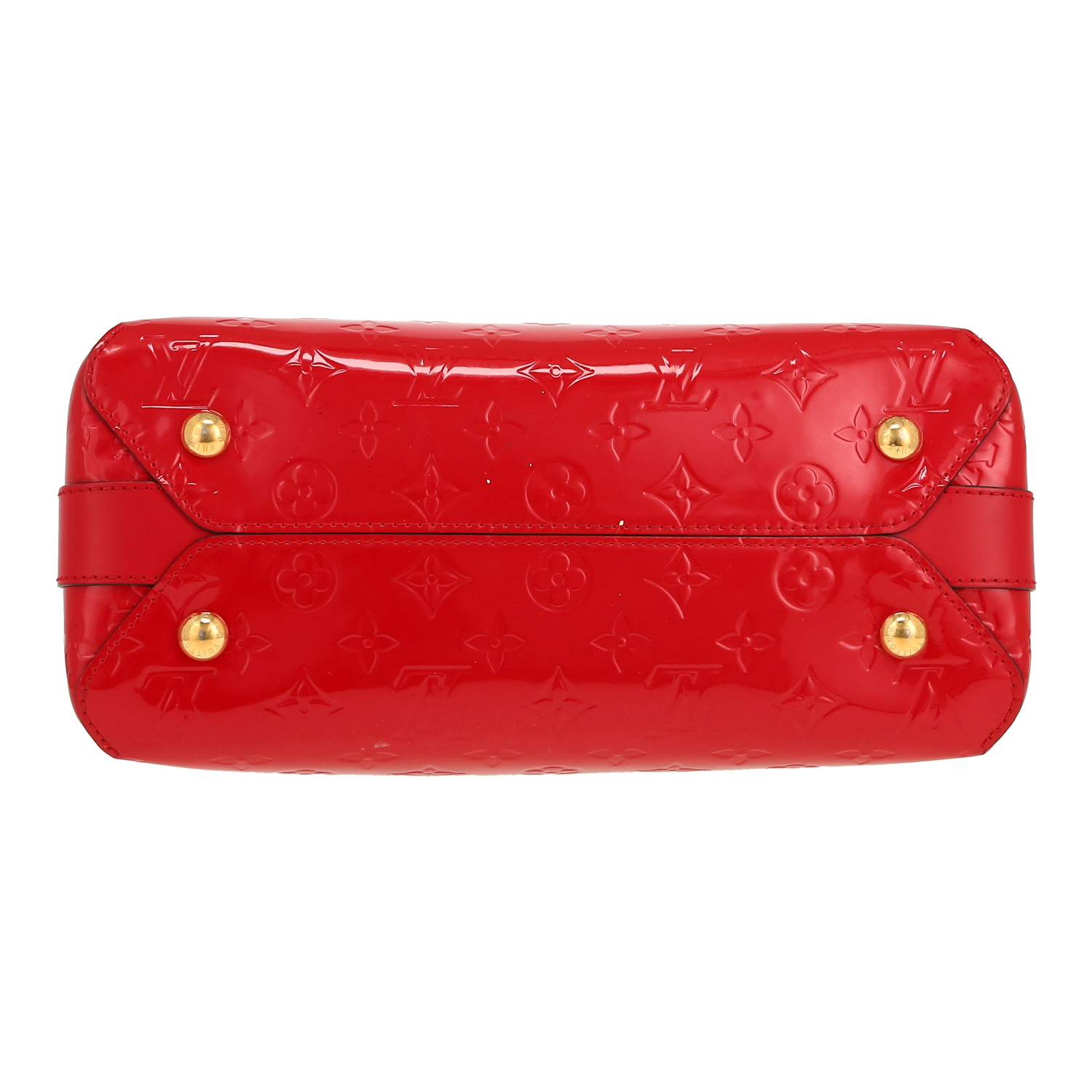 Bolso de mano Louis Vuitton  Melrose Avenue en charol Monogram rojo - Detail D1